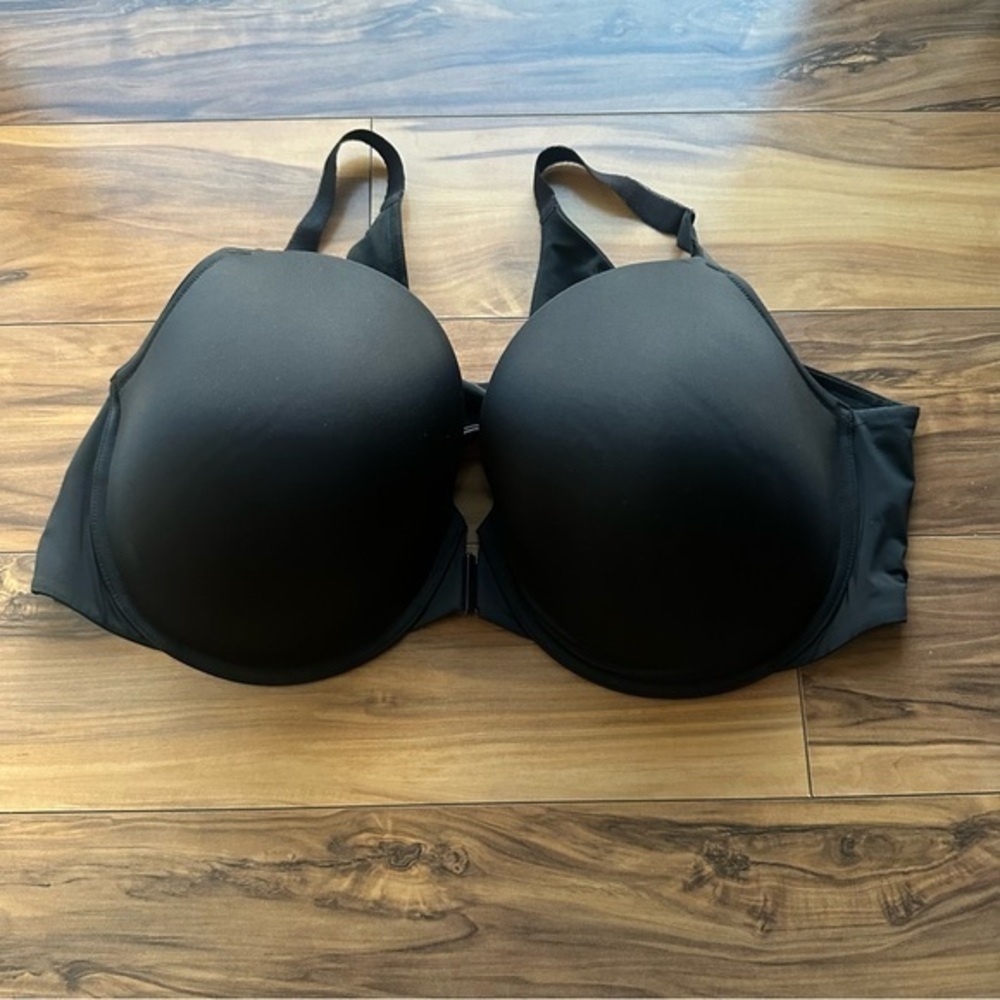 Torrid curve black bras 46DD